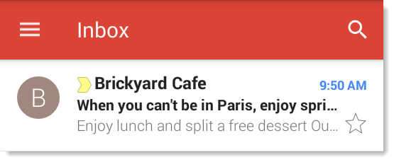 Gmail Preheader