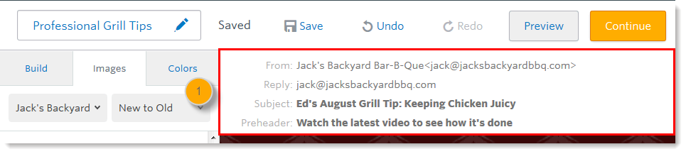Email Header