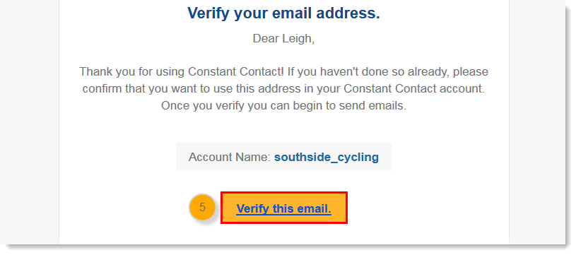 verify this email button - verifier email fortnite