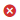 Red error icon
