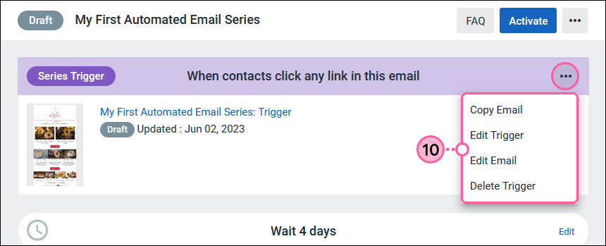 Edit Trigger Options