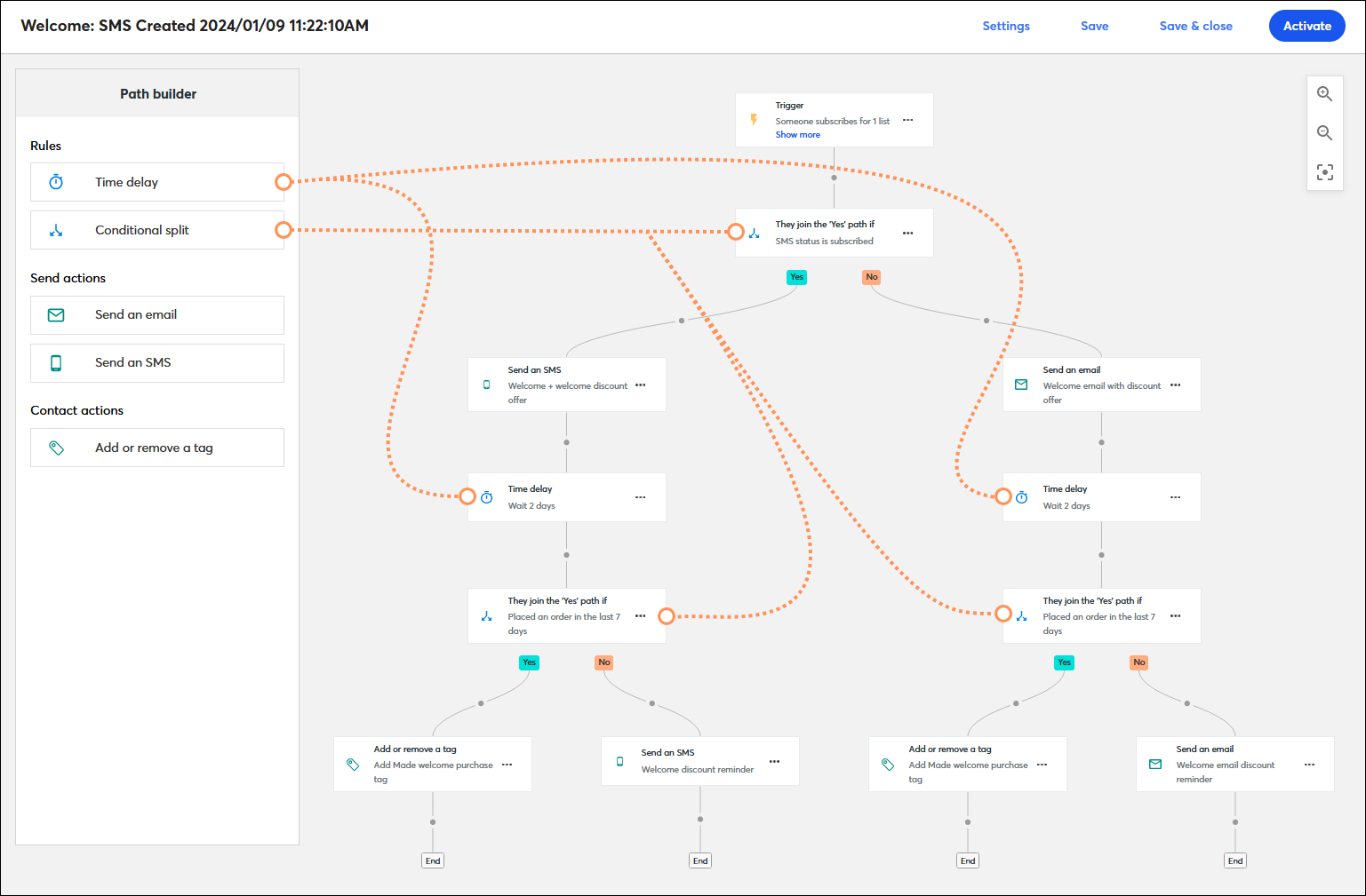 Getting started with the Automation Path Builder