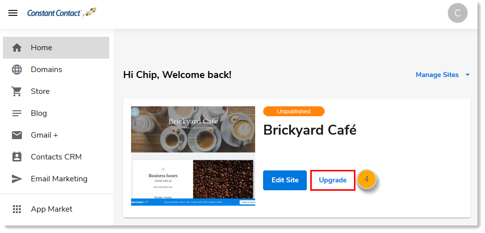 Upgrading Your Website Builder Plan Upgrading Your Website Builder Plan