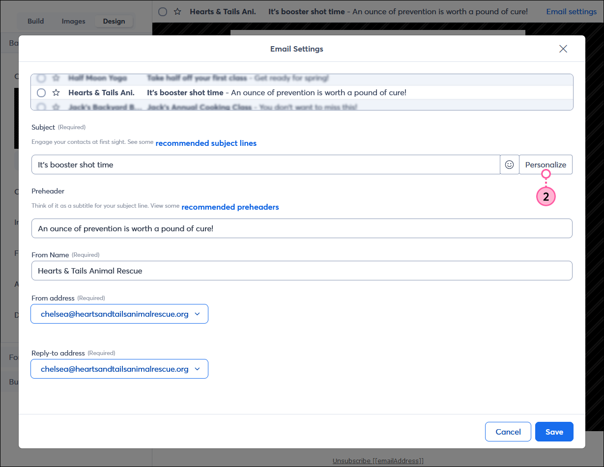 Email Header