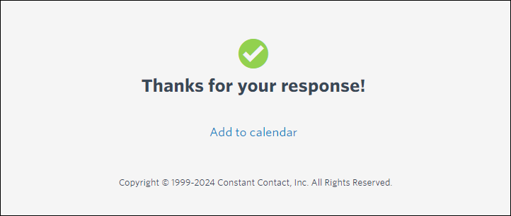 Thank You Message