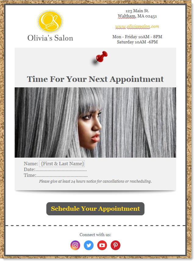 Simple Call-to-action Example