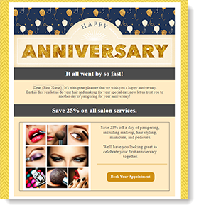 Email with background color.