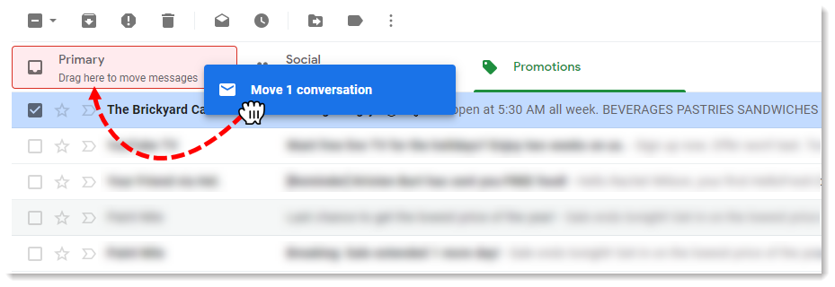 gmail emails going to important folder