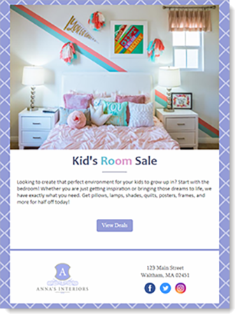 Example of inverted pyramid layout.