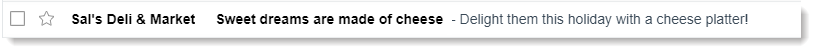 Allusion subject line example