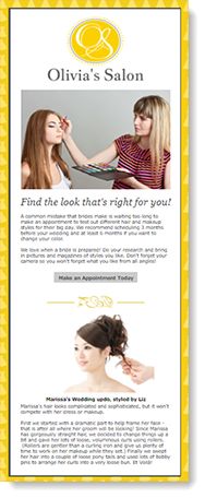 An example of an email with too much text.