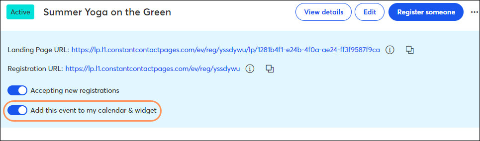 Switch toggle on