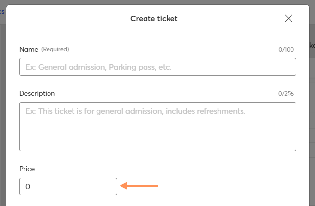 Free ticket