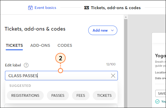 Actualizar etiqueta de entradas