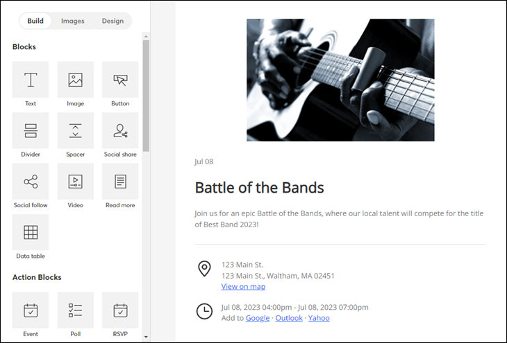 Invitation Editor Cross Device Editor
