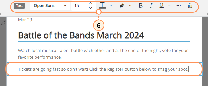 Edit block in non responder email