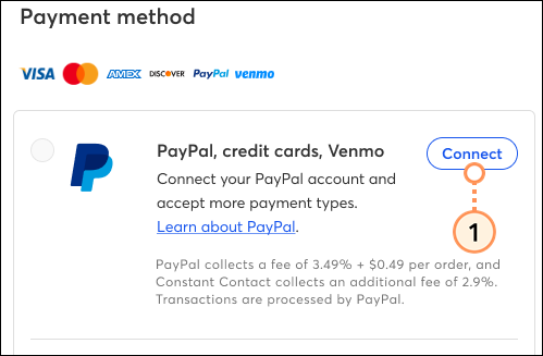Connect PayPal