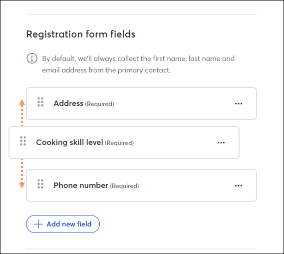 Rearrange form fields