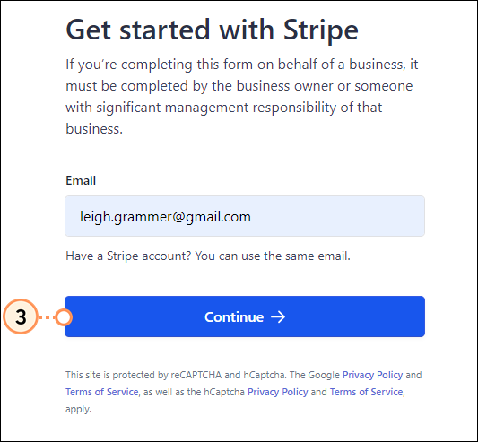 Proceso para conectar Stripe