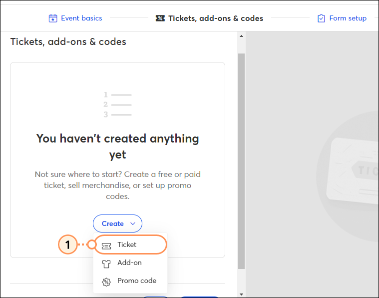 Crear una nueva entrada de evento