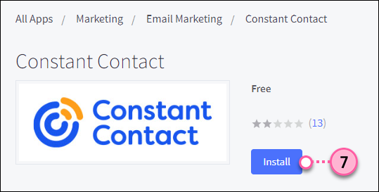 Install BigCommerce App