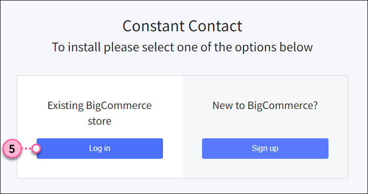 Log in Button