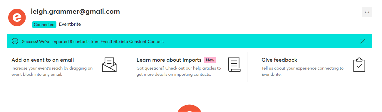 Import Success Confirmation