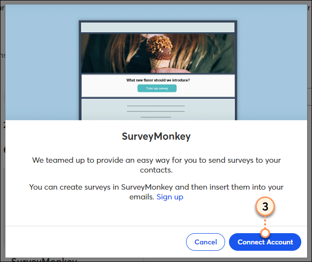 Connect SurveyMonkey Account