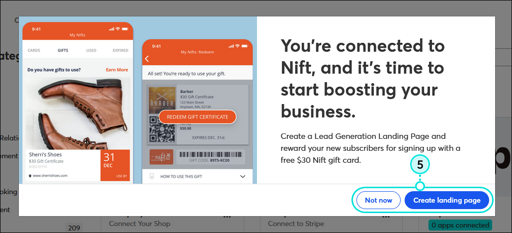 Create Lead Gen Landing Page