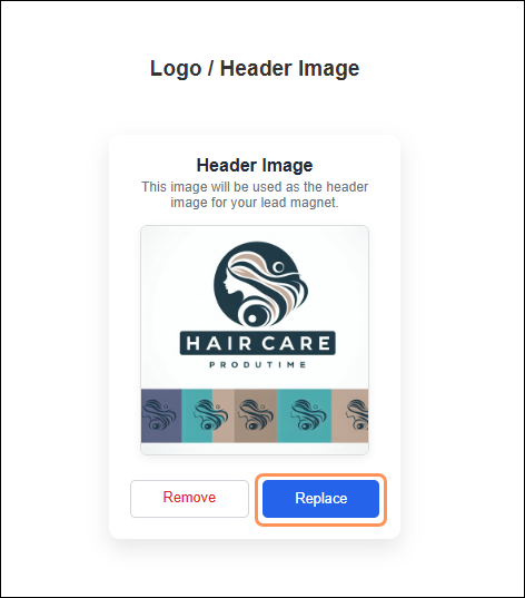 Choose logo image