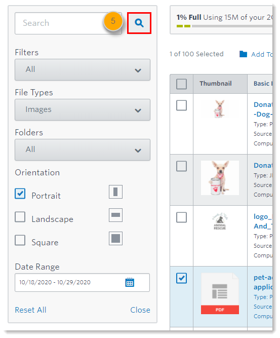 Search Button