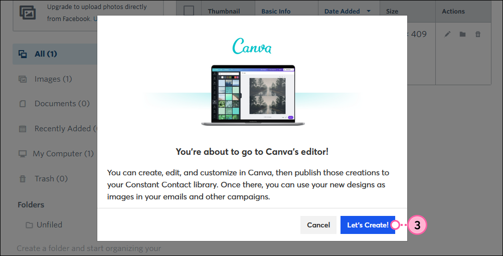 Insert Canva Images Into Your Campaigns