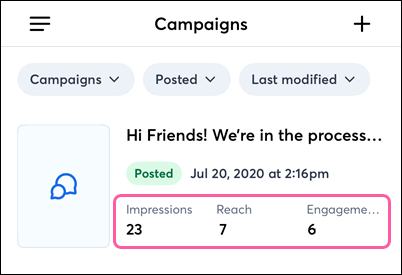 Social Post Reporting