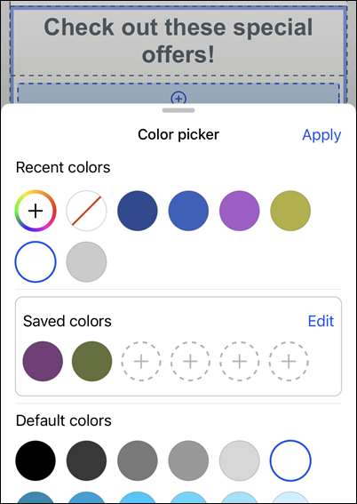 Change Block Background Color