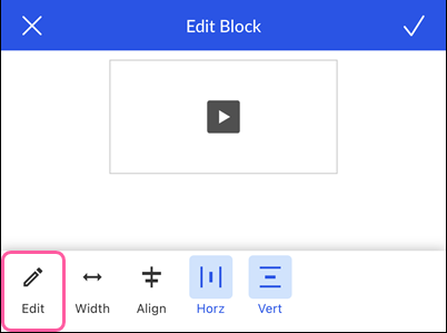 Edit Block