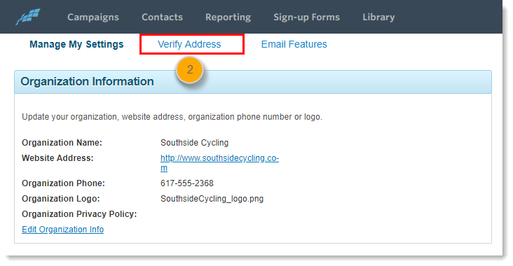 Verify An Email Address - verify address link