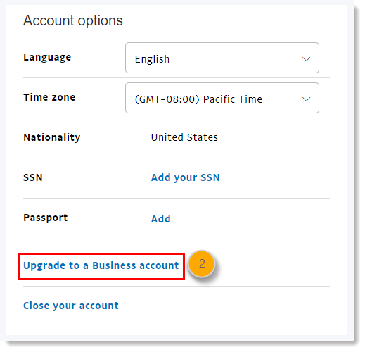 How To Switch Paypal To Business Account