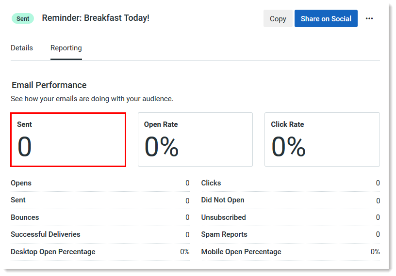 Prevent an email from being sent to zero contacts
