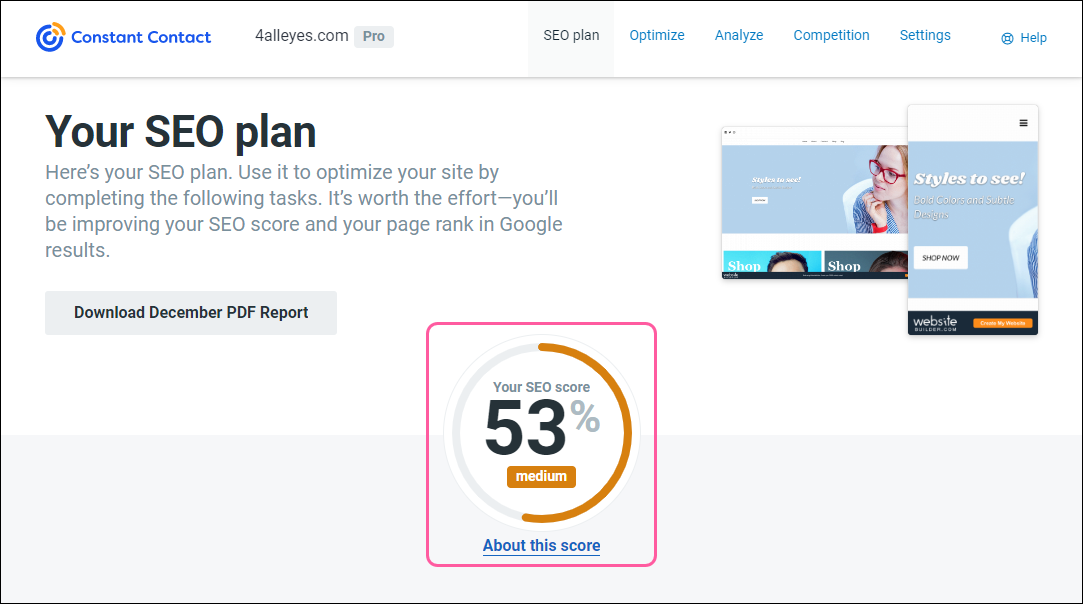 SEO Score