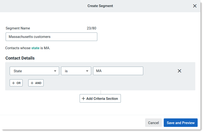 Segment. Contact details. Segmented form nuetrophil. Amanda (segment "middleschool Date").