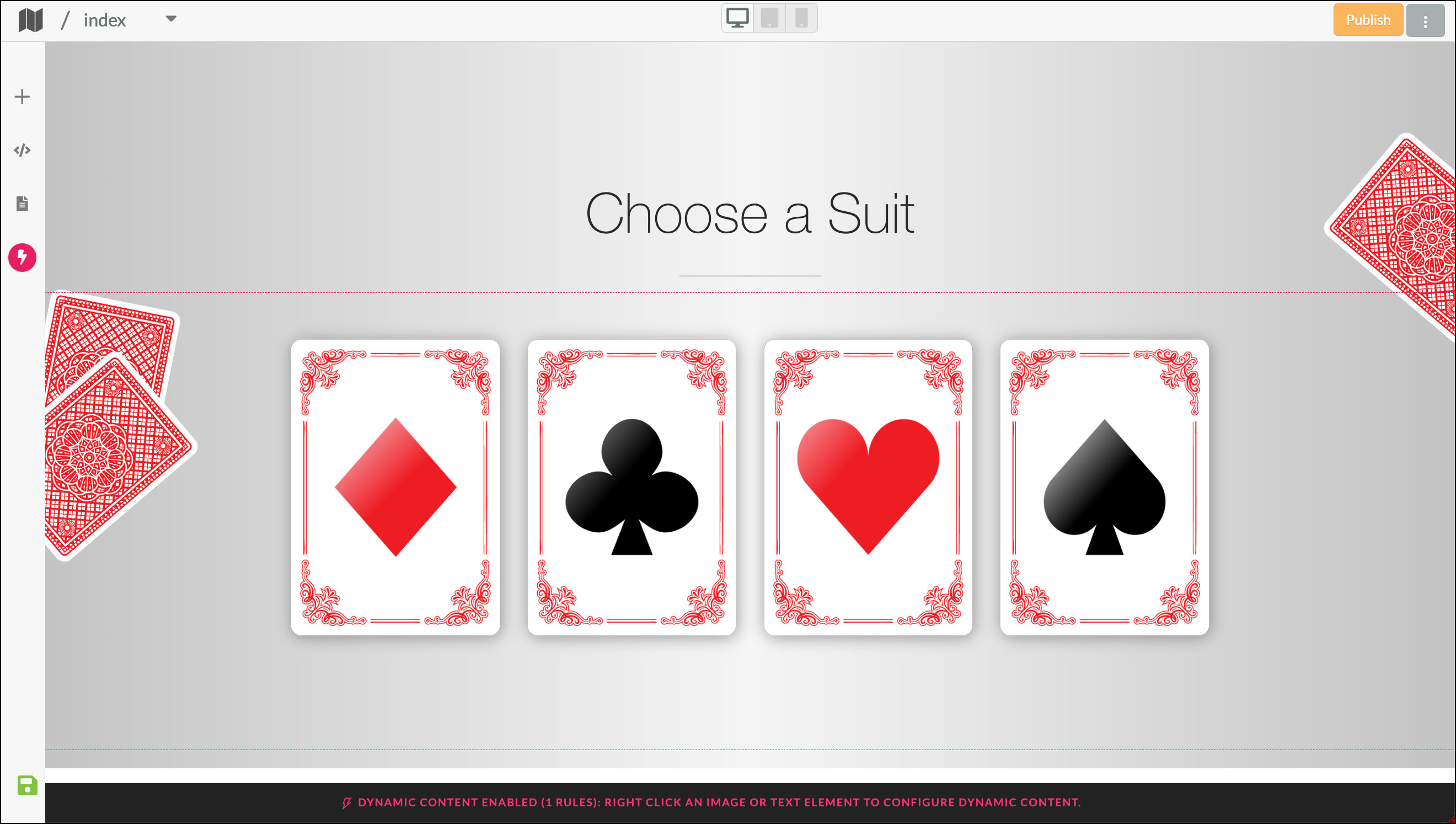 Example of a Magic Trick landing page
