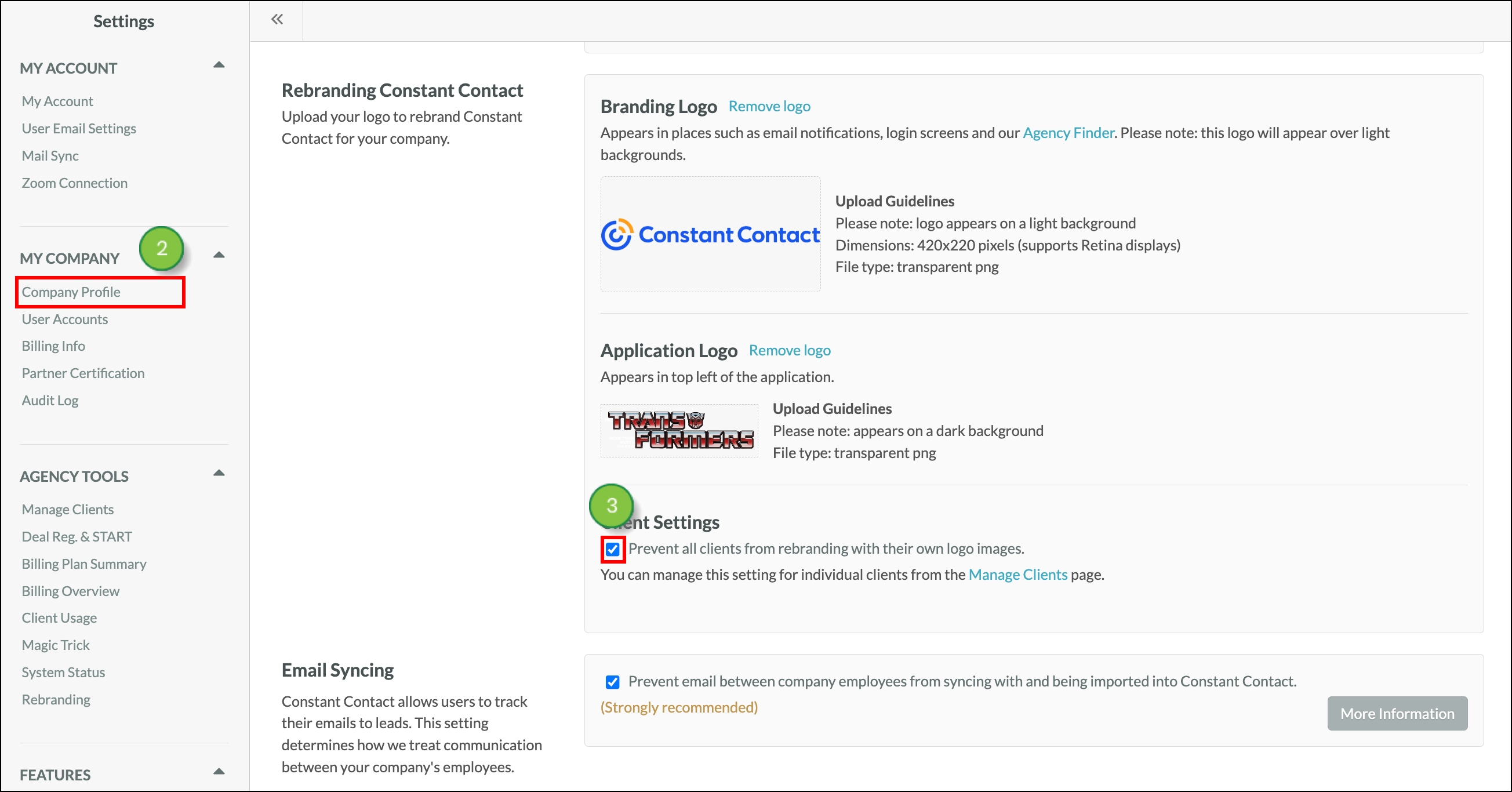Click the three dot icon to open more settings