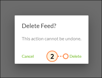Delete confirmation