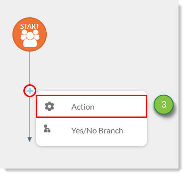 Add an action.