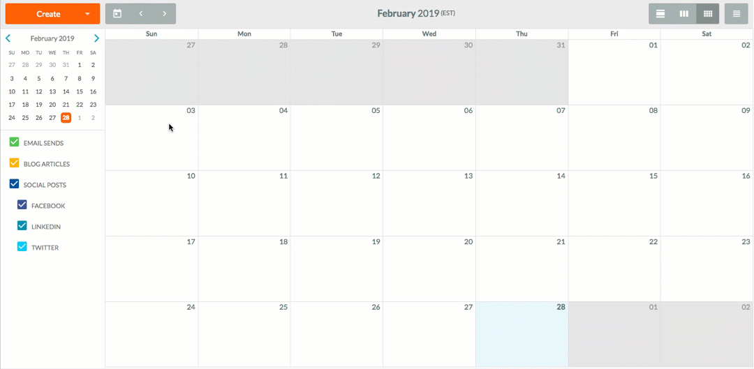 Blog Calendar
