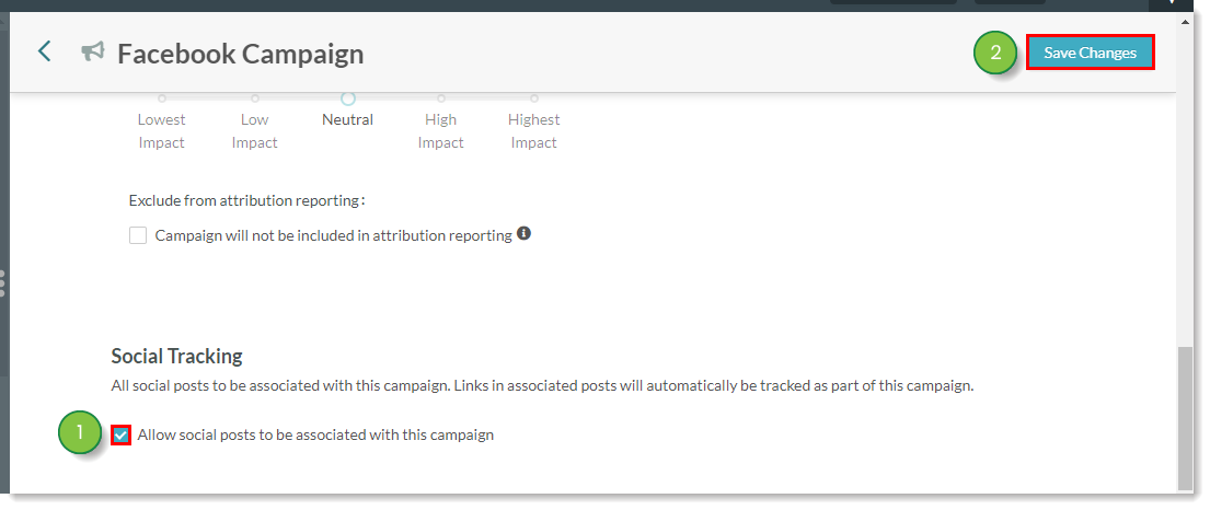 Enable social tracking