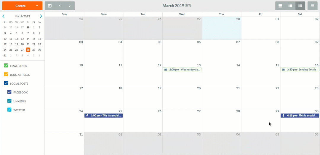 Delete Calendar