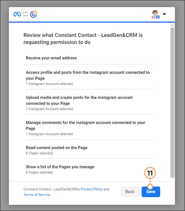 Review permissions