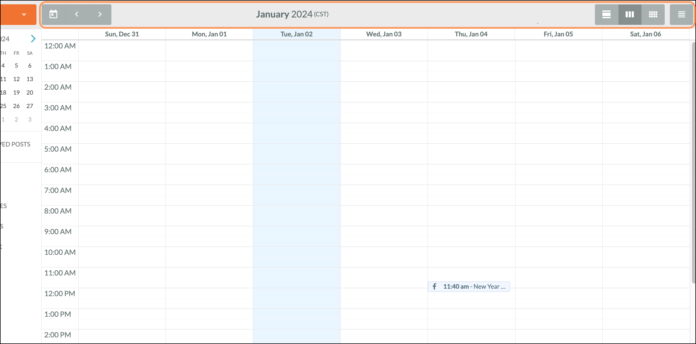 Modifying Calendar View