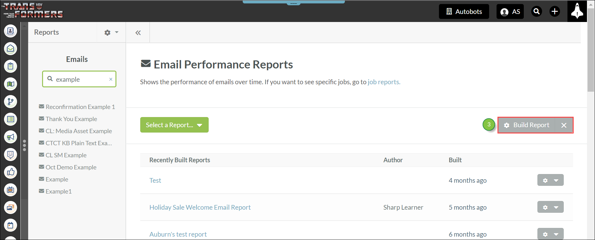 Build Email Report